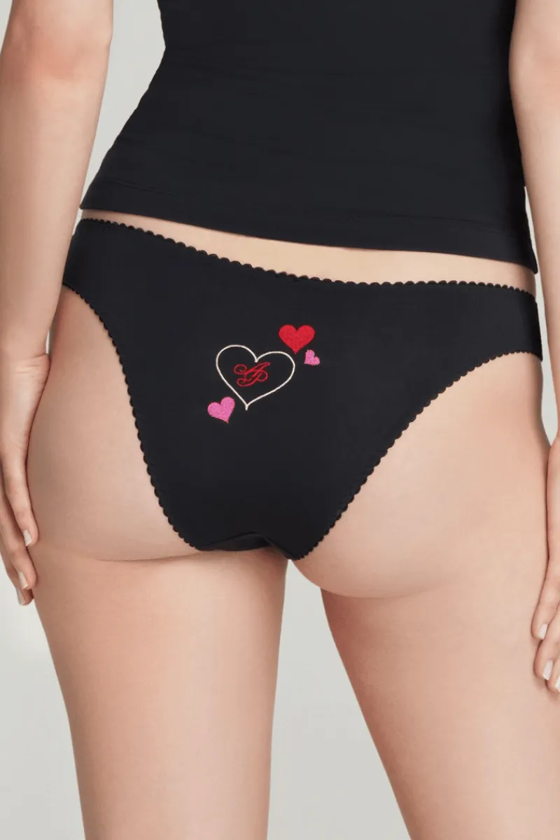 £30 And Under | Sheer Lingerie>Agent Provocateur Lovie Brief, Size 5 (UK 14) Black