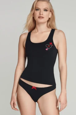 Pyjama Tops | Ready To Wear>Agent Provocateur Lovie Pyjama Top Black