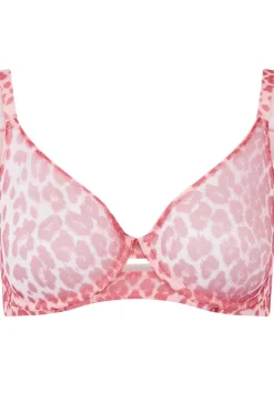 Underwired Bras>Agent Provocateur Lucky Scoop Underwired Bra PinkLeopard