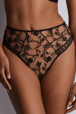 Sexy Lingerie | Luxury French Lingerie>Aubade Magnetic Spell High Waisted Brief Mystere