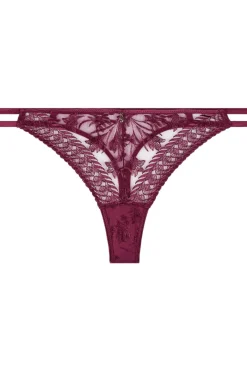Red Lingerie | Sexy Lingerie>Aubade Magnetic Spell Tanga CrimsonRed