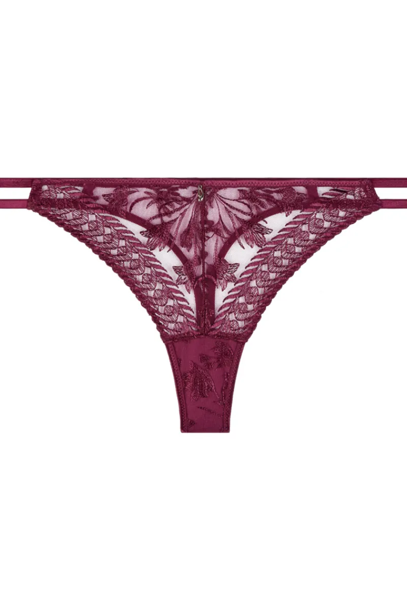 Red Lingerie | Sexy Lingerie>Aubade Magnetic Spell Tanga CrimsonRed