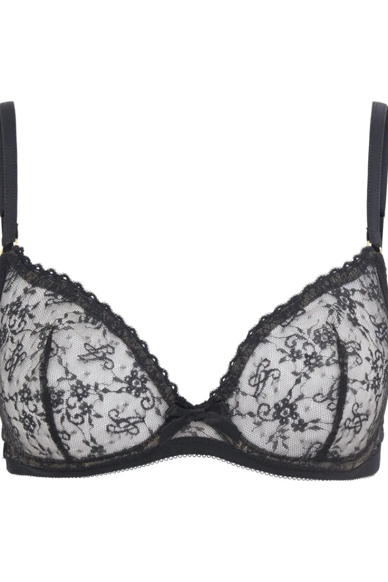 Underwired Bras>Agent Provocateur Malorey Underwired Bra Black