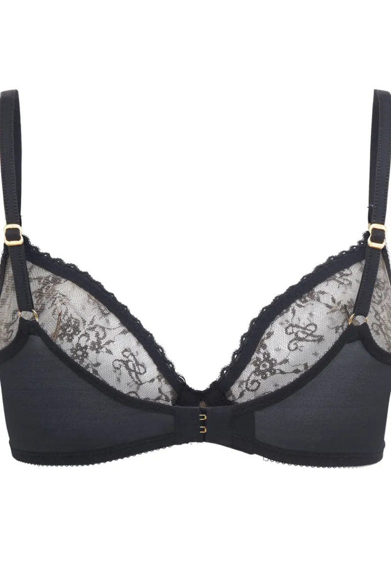 Underwired Bras>Agent Provocateur Malorey Underwired Bra Black
