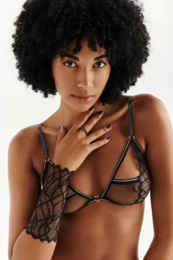 Sexy Lingerie | Pearl Knickers & Thongs>Bracli Manhattan Glove Black