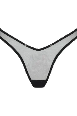 £30 And Under | Sheer Lingerie>Edge o' Beyond Marinette High Rise Brief in Black