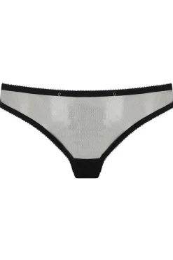 £30 And Under | Sheer Lingerie>Edge o' Beyond Marinette Thong in Black