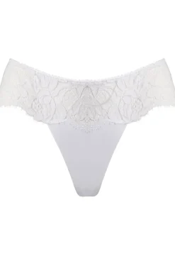 £30 And Under | Bridal & Honeymoon Lingerie>Prelude Marlene Thong, Size XL (UK 14) White