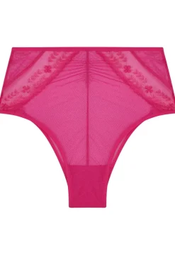 £30 And Under | Luxury French Lingerie>Simone Pérèle Marthe High Waist Brief, Size 1 (UK 8-10) Pink