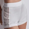 Silk Nightwear | Pyjama Pants & Shorts>Aubade Midnight Whisper Silk Shorts Opale