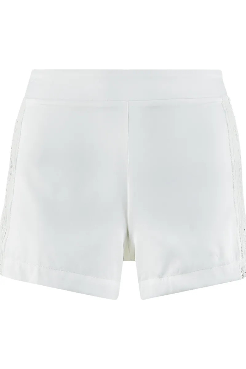 Silk Nightwear | Pyjama Pants & Shorts>Aubade Midnight Whisper Silk Shorts Opale