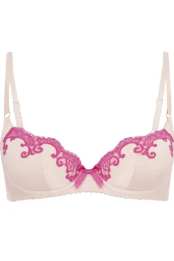 Plunge Bras | Underwired Bras>Agent Provocateur Molly Plunge Bra Pink