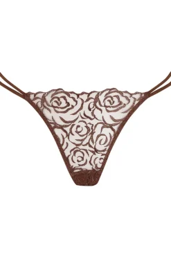 £30 And Under | Briefs>Coco de Mer Muse - Rosalia Brazilian Brief Cocoa