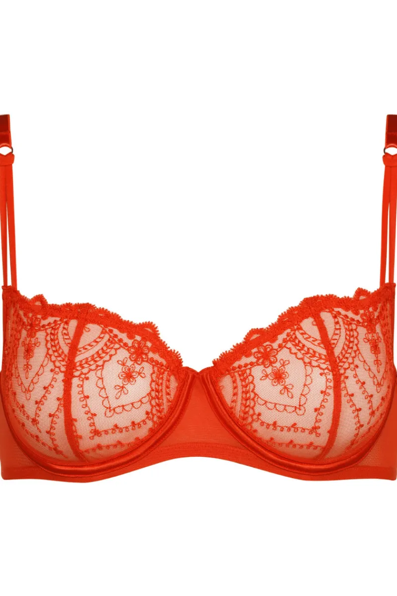 Balconette Bras & Demi Bras | Underwired Bras>Mey Mysterious Balconette Bra CarnelianOrange