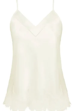 Silk Nightwear | Pyjama Tops>Simone Pérèle Nocturne Silk Camisole Natural