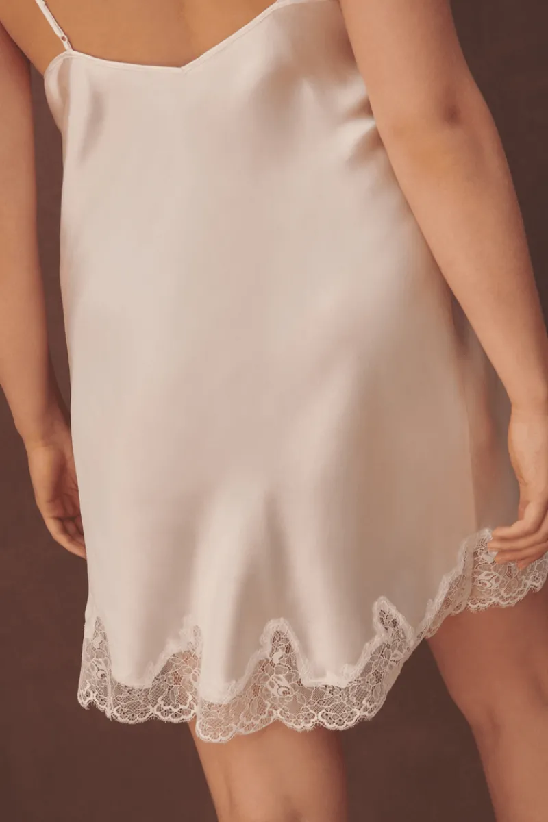 Silk Nightwear | Nighties, Babydolls & Chemises>Simone Pérèle Nocturne Silk Nightdress Natural