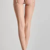 Seamed Stockings | Sheer Stockings>Maison Close Nude Cut & Curled Pink Seam Stockings 20 Denier
