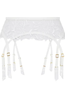 Bridal & Honeymoon Lingerie | Sheer Lingerie>Agent Provocateur Ozella Suspender, Size 3 (UK 10) White