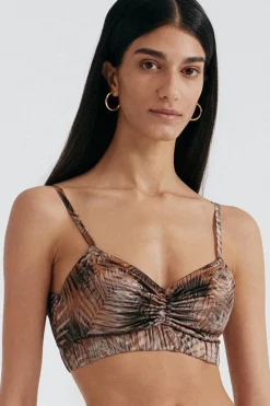 Silk Nightwear | Wireless Bras>Else Palm Springs Silk Bralette, Size S (UK 8-10) Multi