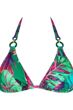 Sexy Lingerie | Luxury French Lingerie>Lise Charmel Paradis Sauvage Triangle Bikini Top WildGreen