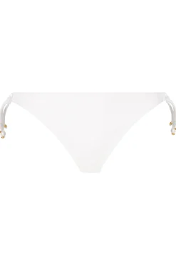 Sexy Lingerie | Luxury French Lingerie>Lise Charmel Perles Nacrées Brazilian Bikini Bottom, Size XS (UK 8) White