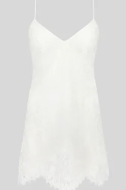 Silk Nightwear | Nighties, Babydolls & Chemises>Lise Charmel Princesse Iris Babydoll EcruNacre