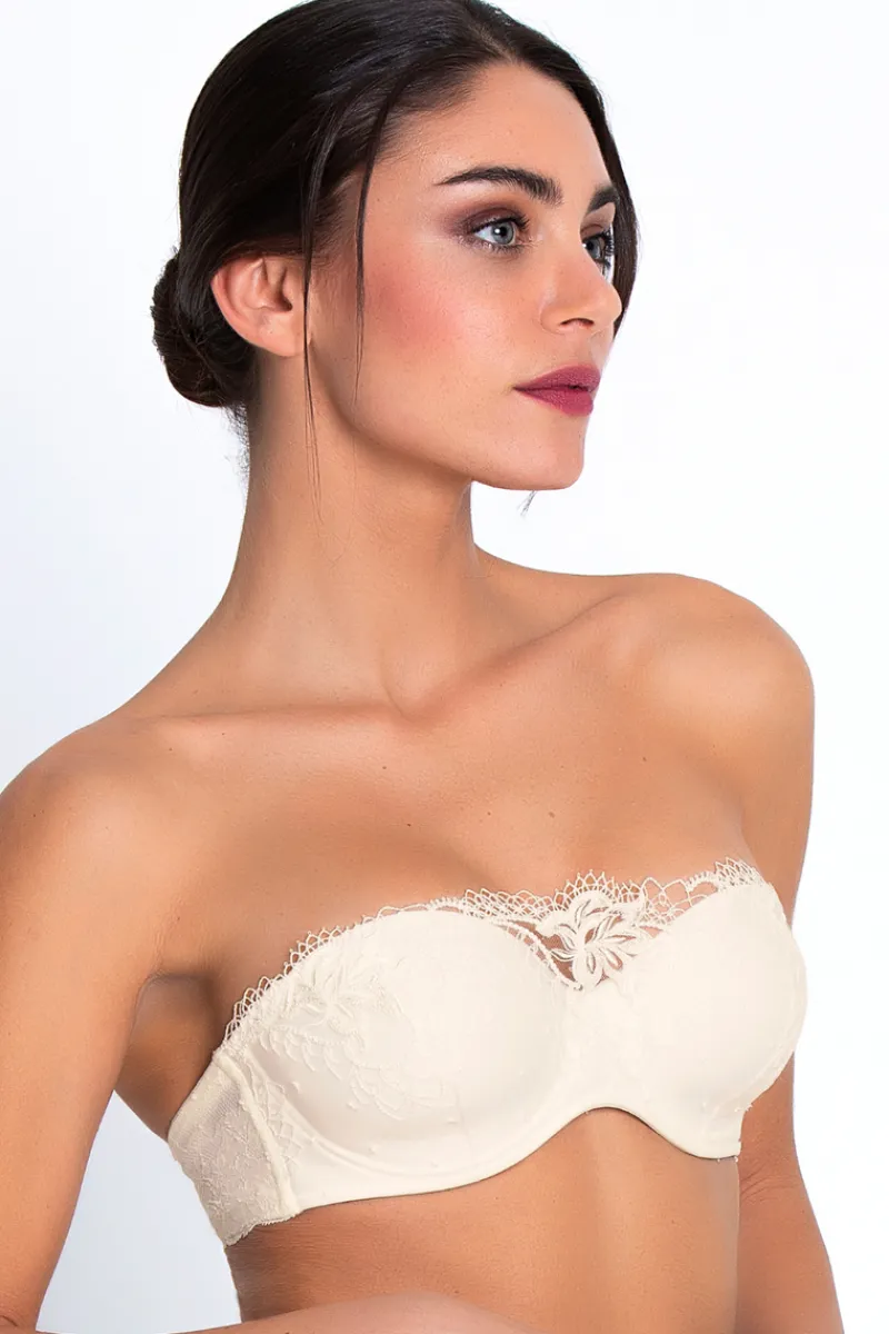 Mother's Day | Bridal & Honeymoon Lingerie>Lise Charmel Princesse Iris Molded Multiway Bra EcruNacre
