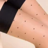Sheer Hold Ups | Nude Hold Ups>Gabriella Puntina Polka Dot Hold Ups