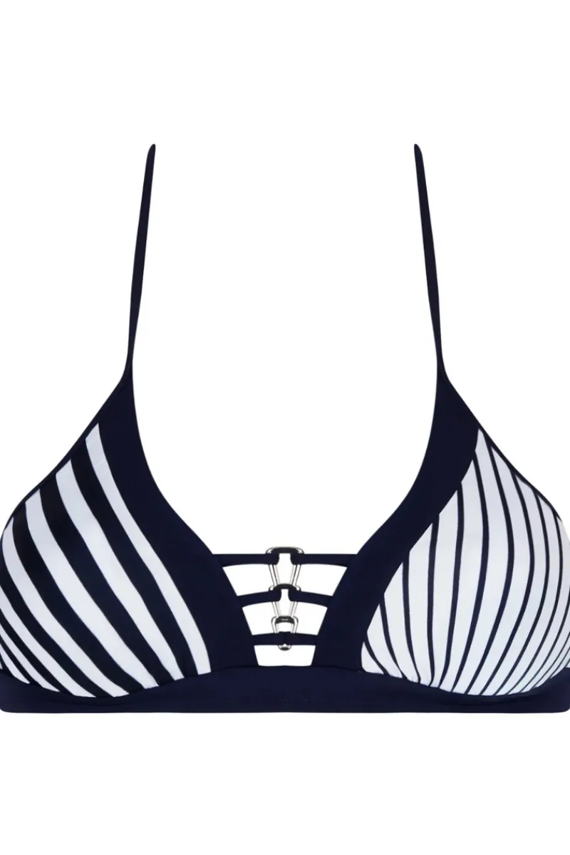Sexy Lingerie | Luxury French Lingerie>Lise Charmel Rayure En Ligne Triangle Bikini Top RayureCroisiere