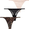 3 Piece Lingerie Sets | Thongs & G-strings>Love Stories Roomservice Trio Pack Thongs RoomserviceMulti