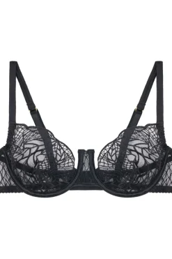 Mother's Day | Balconette Bras & Demi Bras>Fleur of England Roxy Demi Bra Black