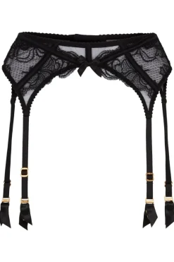 Sheer Lingerie | Suspender Belts>Agent Provocateur Rozlyn Suspender Black