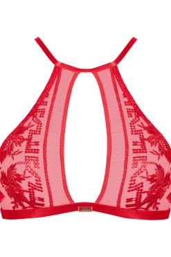 Red Lingerie | Sexy Lingerie>Aubade Rules of Attraction Bralette in Red