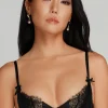 Sheer Lingerie | Balconette Bras & Demi Bras>Agent Provocateur Ryan Balconette Bra Black