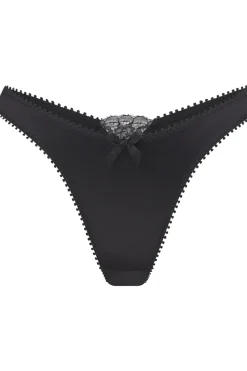 Thongs & G-strings>Agent Provocateur Ryan Thong, Size 6 (UK 16) Black