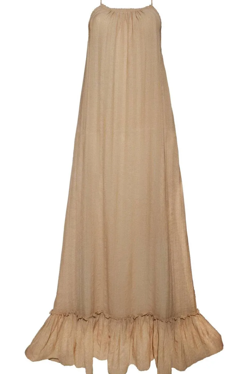 Beach & Resortwear | Dresses>Underprotection Sara Dress, Size M (UK 10-12) Beige