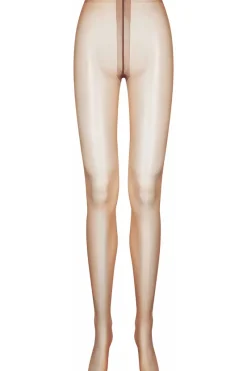 Nude Tights | £30 And Under>Maison Close Satin Tights Caramel 10 Denier