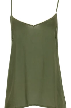 Pyjama Tops | £30 And Under>Cyberjammies Savannah Modal Camisole Olive