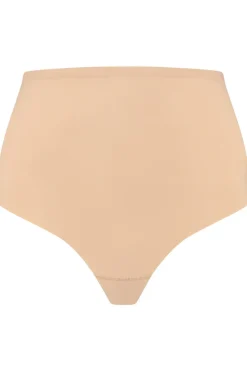 £30 And Under | Bridal & Honeymoon Lingerie>Bye Bra Sculpting Mid Waist Thong Beige