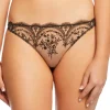 Sheer Lingerie | Thongs & G-strings>Dita Von Teese Severine Thong in Black