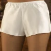 Silk Nightwear | Pyjama Pants & Shorts>Marjolaine Soie Unie Silk Short Natural