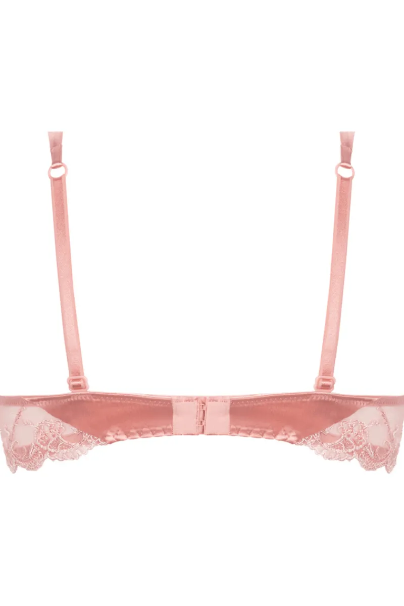 Sexy Lingerie | Luxury French Lingerie>Lise Charmel Splendeur Soie Half Cup Bra Rose
