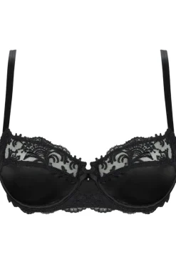Sexy Lingerie | Luxury French Lingerie>Lise Charmel Splendeur Soie Half Cup Bra Black