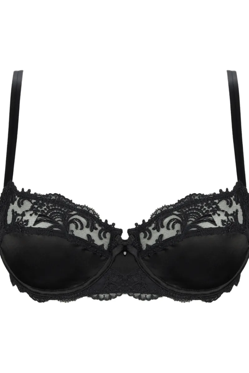 Sexy Lingerie | Luxury French Lingerie>Lise Charmel Splendeur Soie Half Cup Bra Black