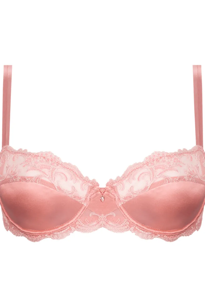 Sexy Lingerie | Luxury French Lingerie>Lise Charmel Splendeur Soie Half Cup Bra Rose