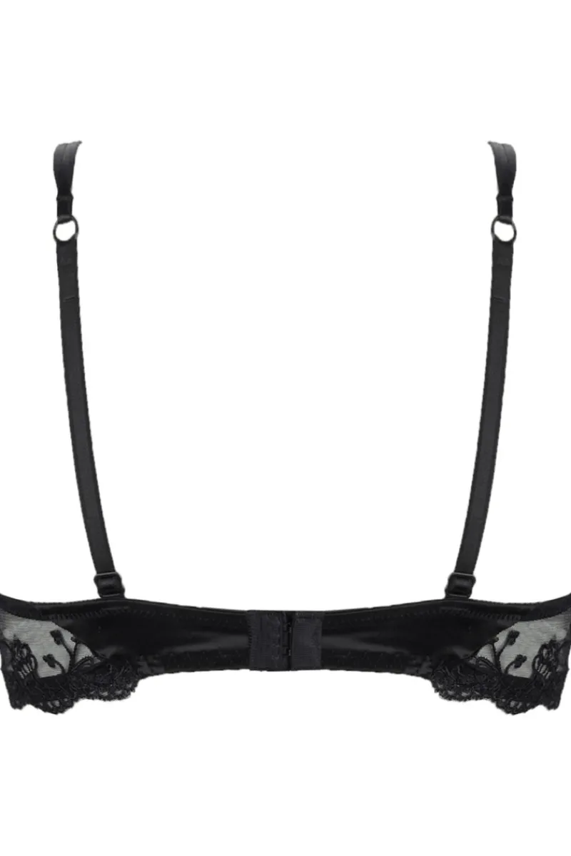 Sexy Lingerie | Luxury French Lingerie>Lise Charmel Splendeur Soie Half Cup Bra Black