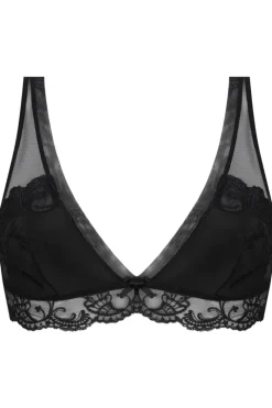 Sexy Lingerie | Luxury French Lingerie>Lise Charmel Splendeur Soie Non-Wired Triangle Bra Black