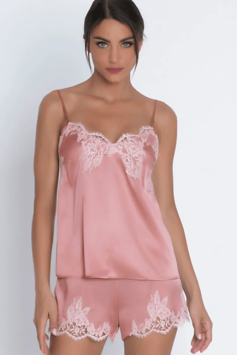Silk Nightwear | Pyjama Pants & Shorts>Lise Charmel Splendeur Soie Pyjama Short Rose
