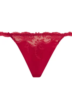 Red Lingerie | Sexy Lingerie>Lise Charmel Splendeur Soie Sexy Thong Rouge
