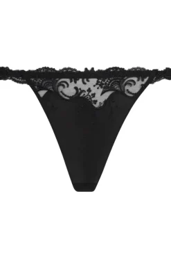 Sexy Lingerie | Luxury French Lingerie>Lise Charmel Splendeur Soie Sexy Thong Black